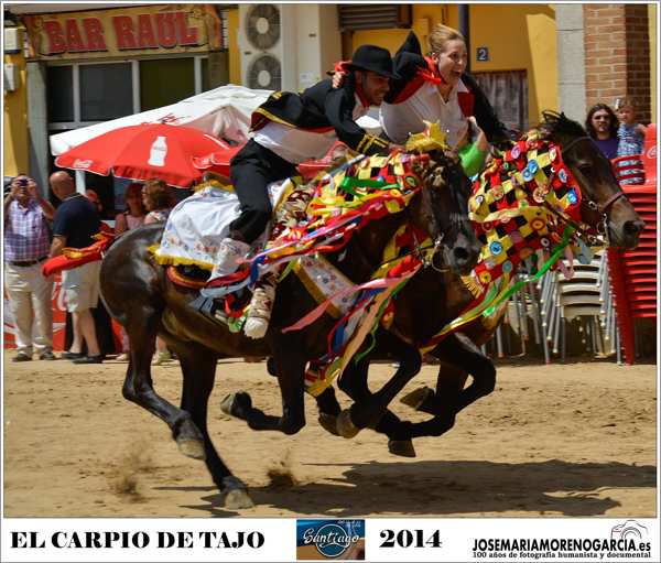 carreras de caballos enjaezados de El Carpio de Tajo -tradición - imagen1
